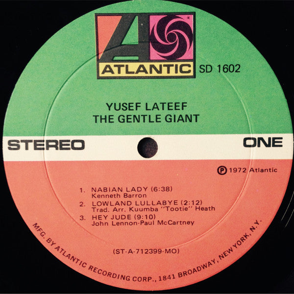 Yusef Lateef : The Gentle Giant (LP, Album, Mon)