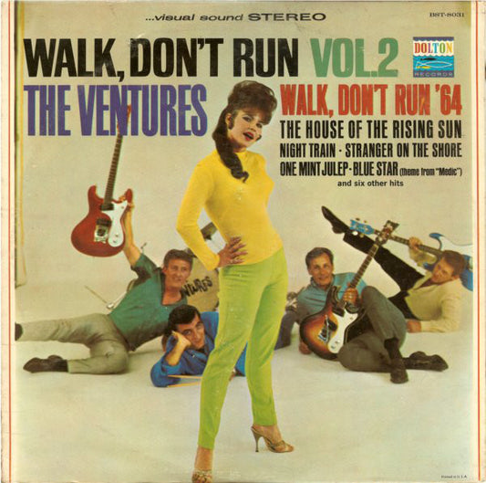 The Ventures : Walk, Don't Run Vol. 2 (LP, Album, Bla)