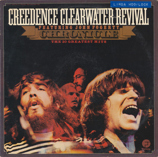 Creedence Clearwater Revival Featuring John Fogerty : Chronicle - The 20 Greatest Hits (2xLP, Comp)