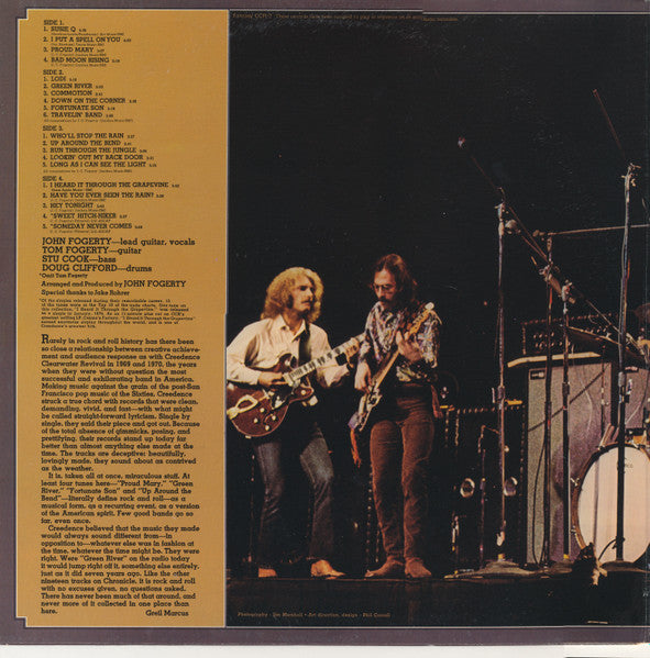 Creedence Clearwater Revival Featuring John Fogerty : Chronicle - The 20 Greatest Hits (2xLP, Comp)