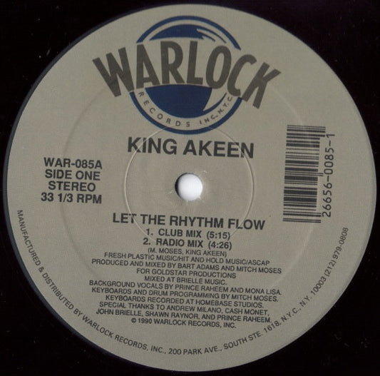 King Akeen : Let The Rhythm Flow (12")