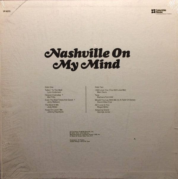 Various : Nashville On My Mind (LP, Comp, Club)