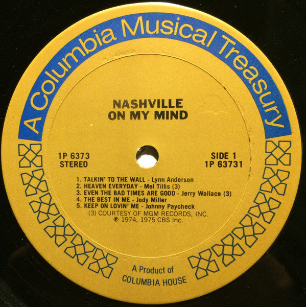 Various : Nashville On My Mind (LP, Comp, Club)