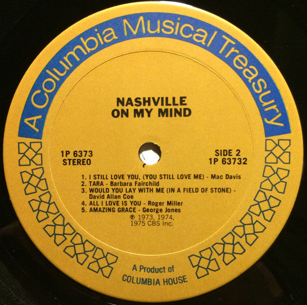 Various : Nashville On My Mind (LP, Comp, Club)