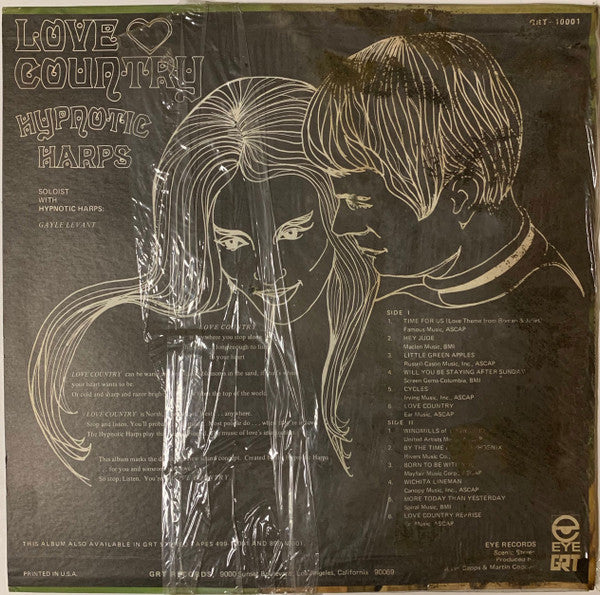 Hypnotic Harps : Love Country (LP, Album)