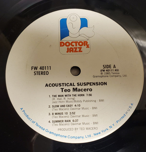 Teo Macero : Acoustical Suspension (LP, Album, Promo)