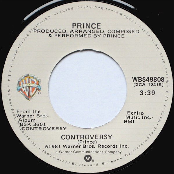 Prince : Controversy (7", Los)