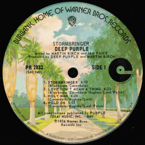 Deep Purple : Stormbringer (LP, Album, Pit)