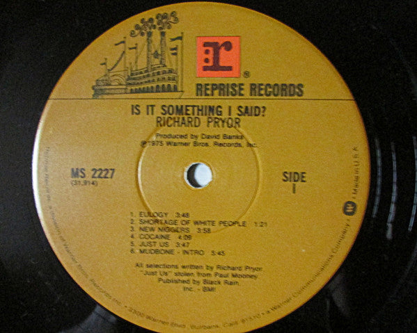 Richard Pryor : ...Is It Something I Said? (LP, Album, Win)