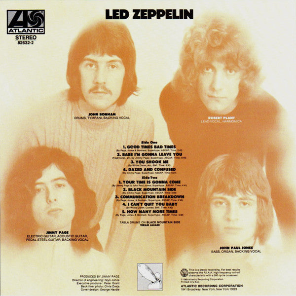 Led Zeppelin : Led Zeppelin (CD, Album, RE, RM, Cin)
