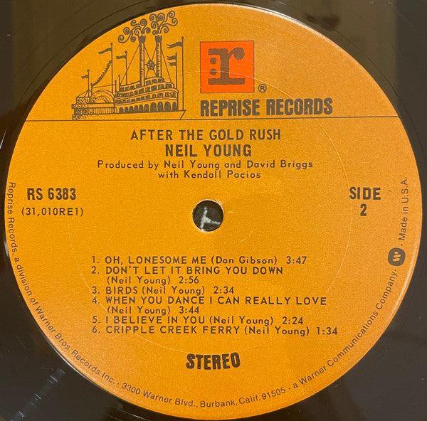 Neil Young : After The Gold Rush (LP, Album, RP)