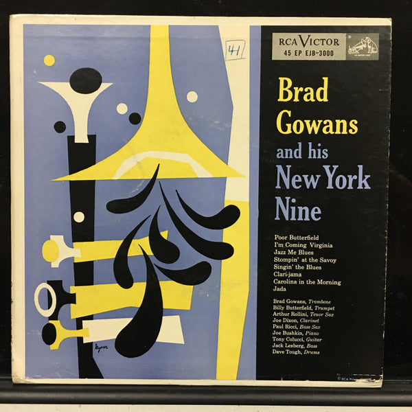 Brad Gowans And His New York Nine : Brad Gowans And His New York Nine (7", EP, Gat)