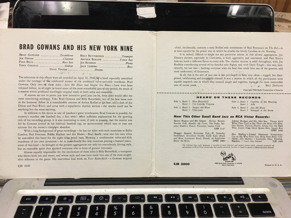 Brad Gowans And His New York Nine : Brad Gowans And His New York Nine (7", EP, Gat)