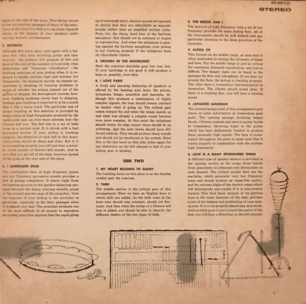 Terry Snyder And The All Stars : Persuasive Percussion (LP, Album, RE)