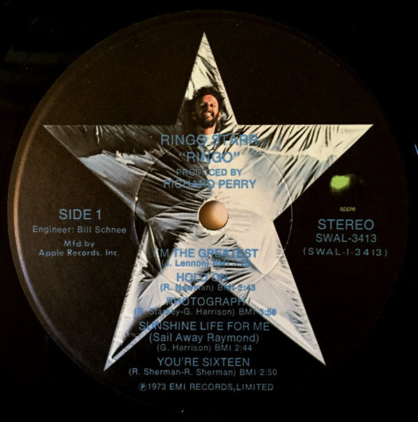 Ringo Starr : Ringo (LP, Album, M/Print, Los)