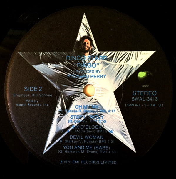 Ringo Starr : Ringo (LP, Album, M/Print, Los)