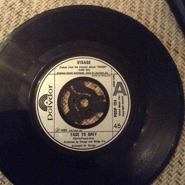 Visage : Fade To Grey (7", Single, Sil)