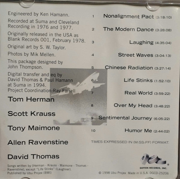 Pere Ubu : The Modern Dance (CD, Album, RE)