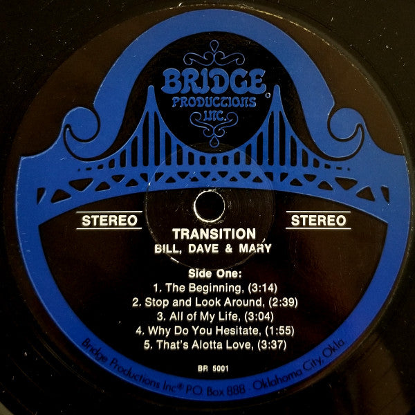 Bill, Dave & Mary : Transition (LP, Album)