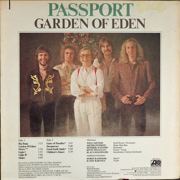 Passport (2) : Garden Of Eden (LP, Album, RI)