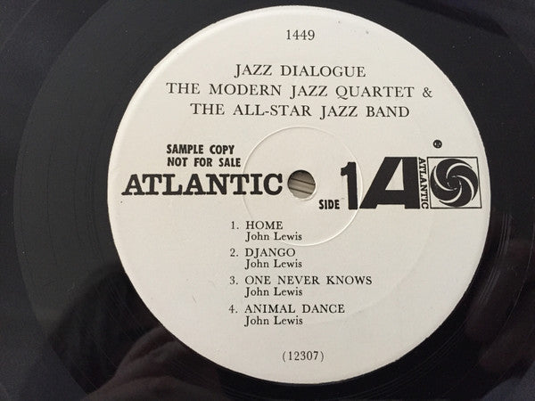 The Modern Jazz Quartet & The All-Star Jazz Band : Jazz Dialogue (LP, Album, Mono, Promo)