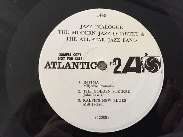 The Modern Jazz Quartet & The All-Star Jazz Band : Jazz Dialogue (LP, Album, Mono, Promo)