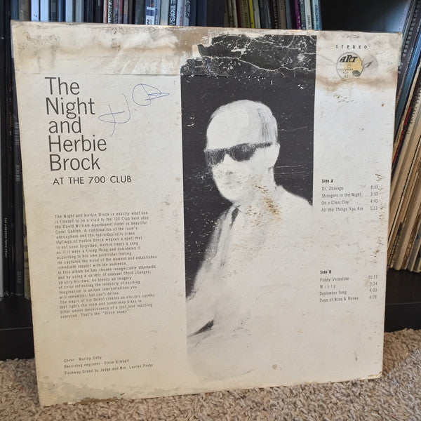 Herbie Brock : The Night & Herbie Brock at the 700 Club (LP)