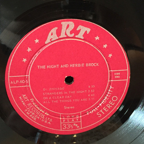 Herbie Brock : The Night & Herbie Brock at the 700 Club (LP)