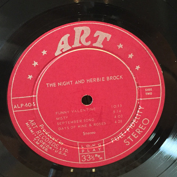 Herbie Brock : The Night & Herbie Brock at the 700 Club (LP)