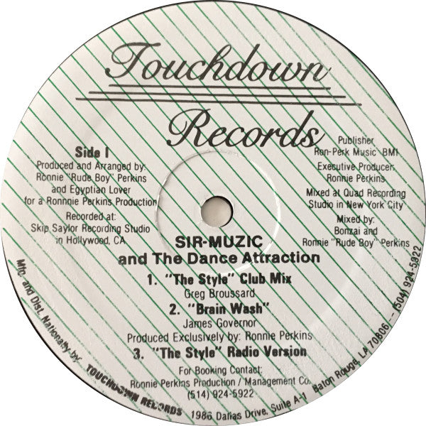 Sir-Muzic And The Dance Attraction : Pump It (12")