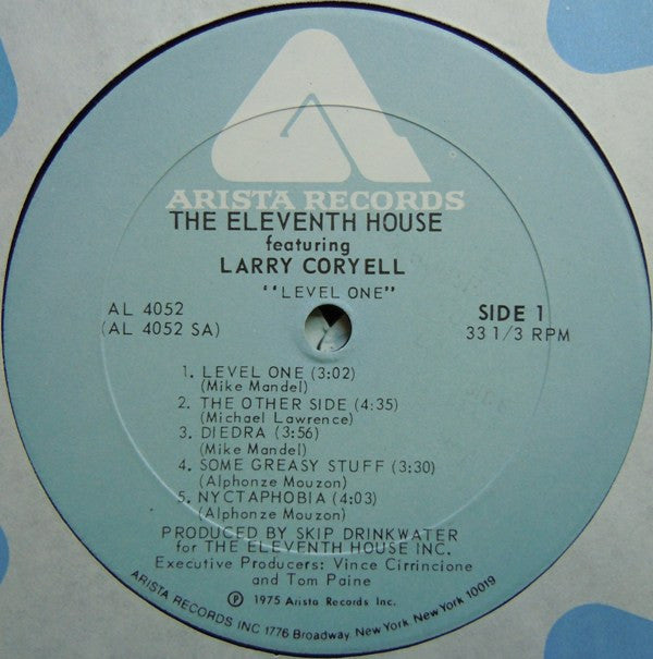 The Eleventh House Featuring Larry Coryell : Level One (LP, Album)