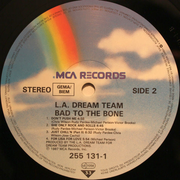 L.A. Dream Team : Bad To The Bone (LP, Album)