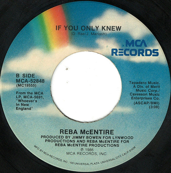 Reba McEntire : Little Rock (7", Single, Pin)