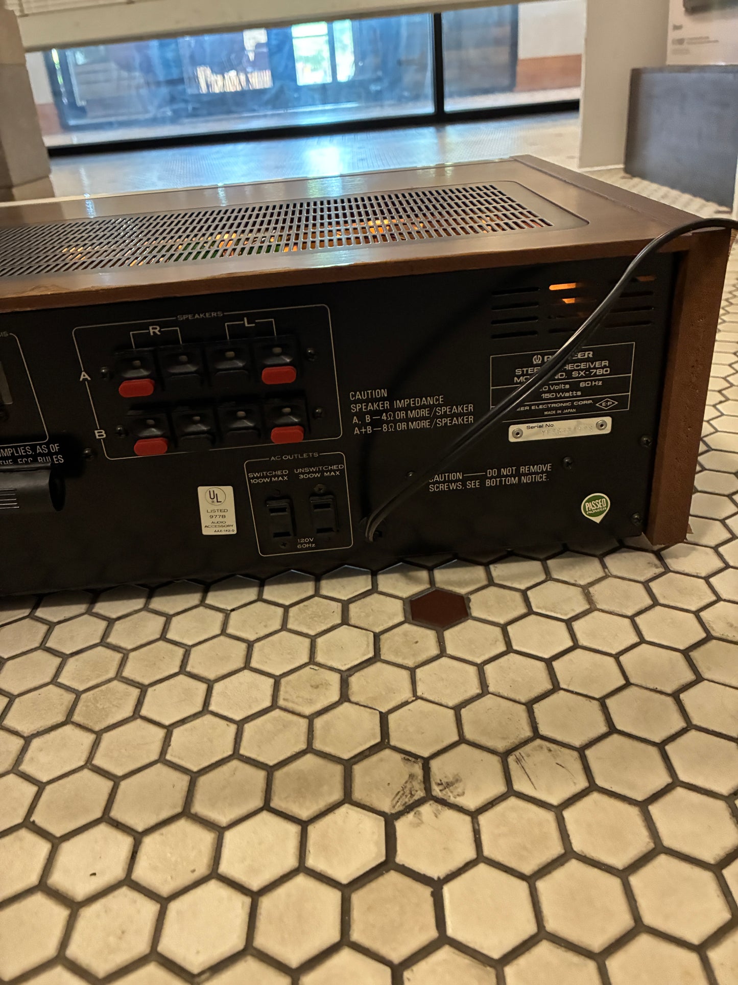 Pioneer SX-780 Stereo Receiver