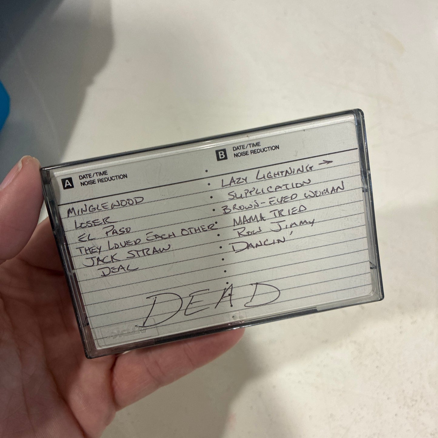 Grateful Dead Bootleg Cassette