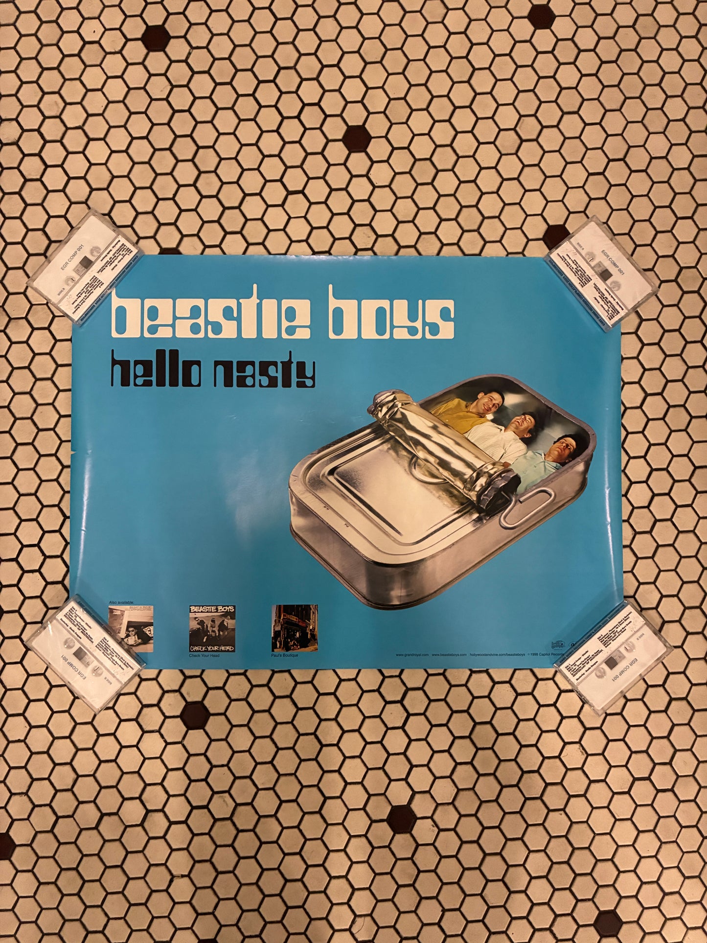 Beastie Boys Hello Nasty Poster Blue 24" x 18"