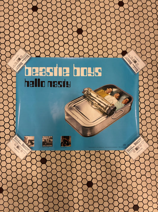 Beastie Boys Hello Nasty Poster Blue 24" x 18"