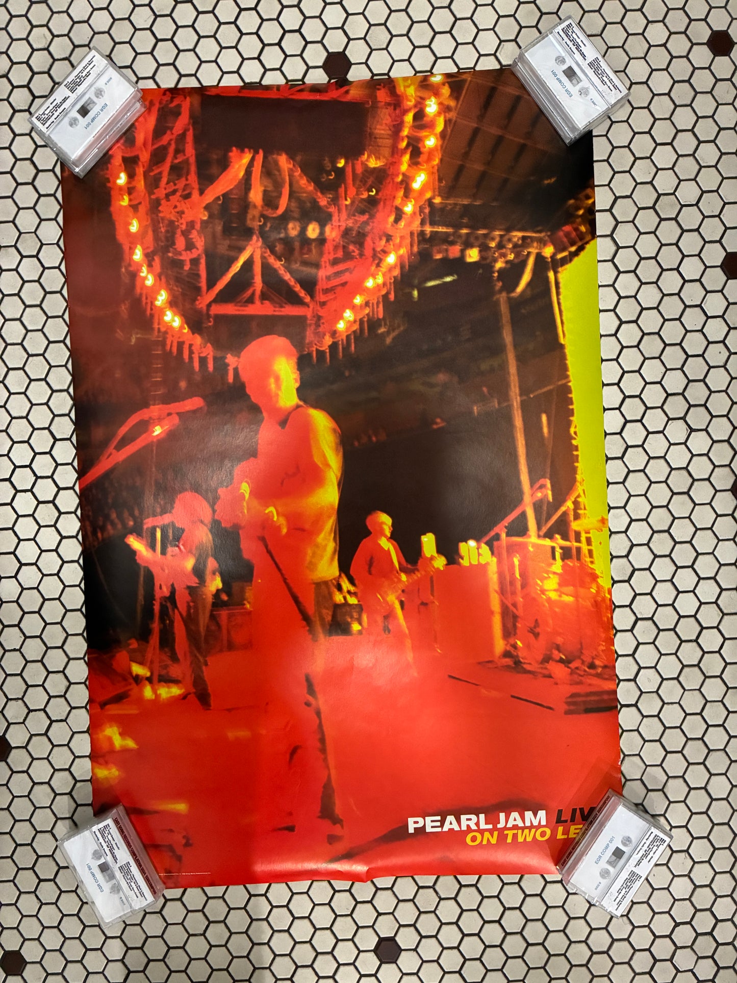 Pearl Jam Live on Two Legs Tour Poster 24" x 36"