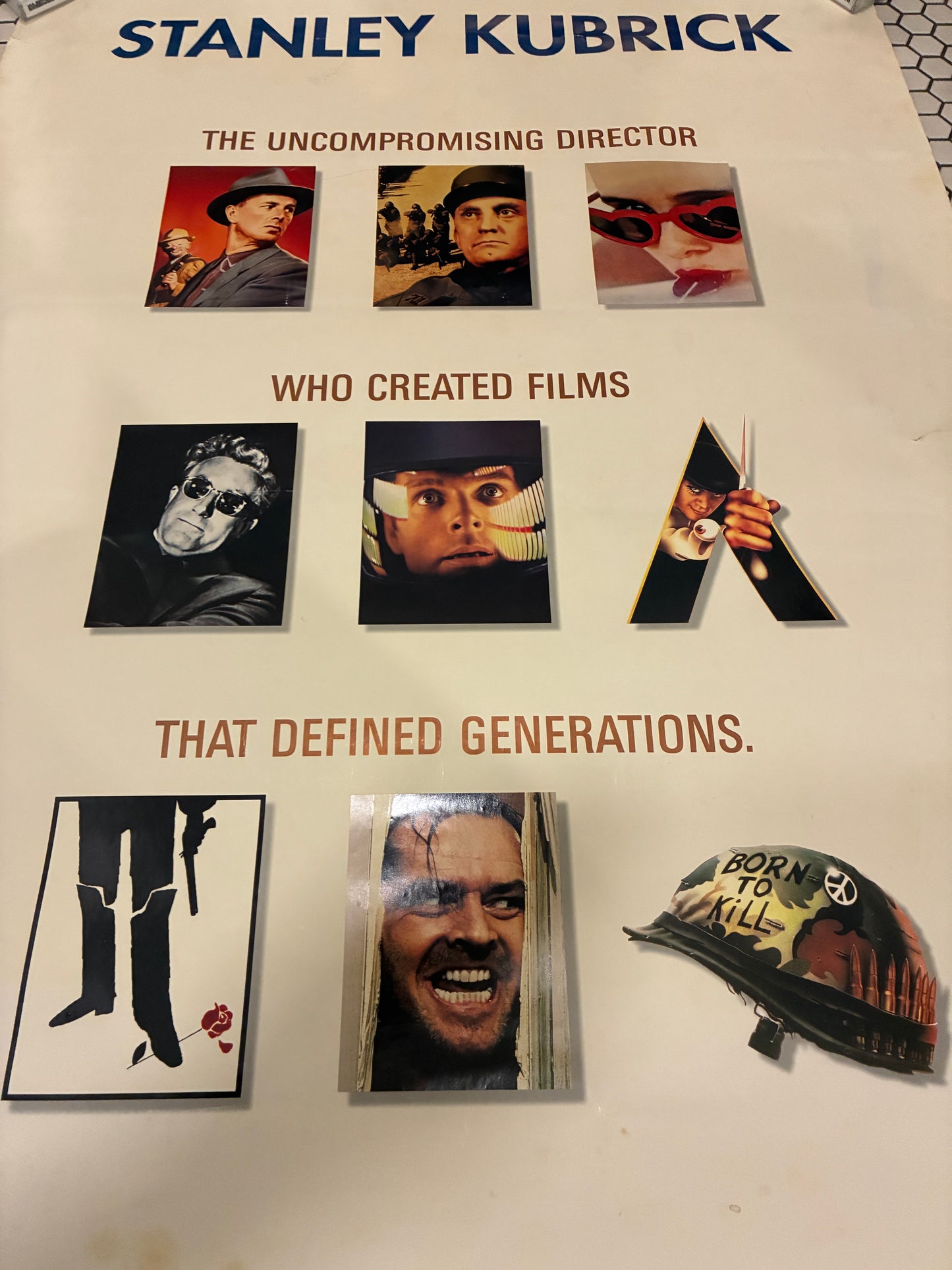 Stanley Kubrick Poster 27" x 40"