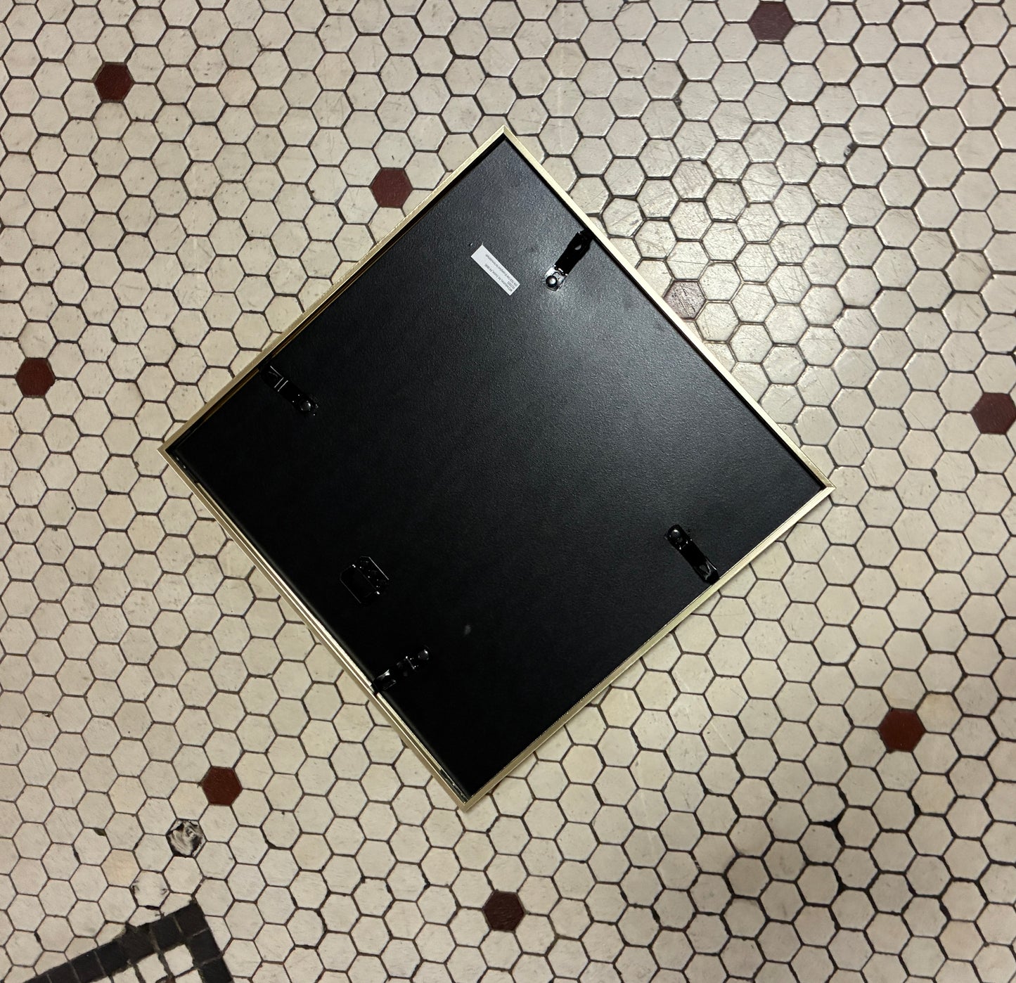 Gold Framed LP Display