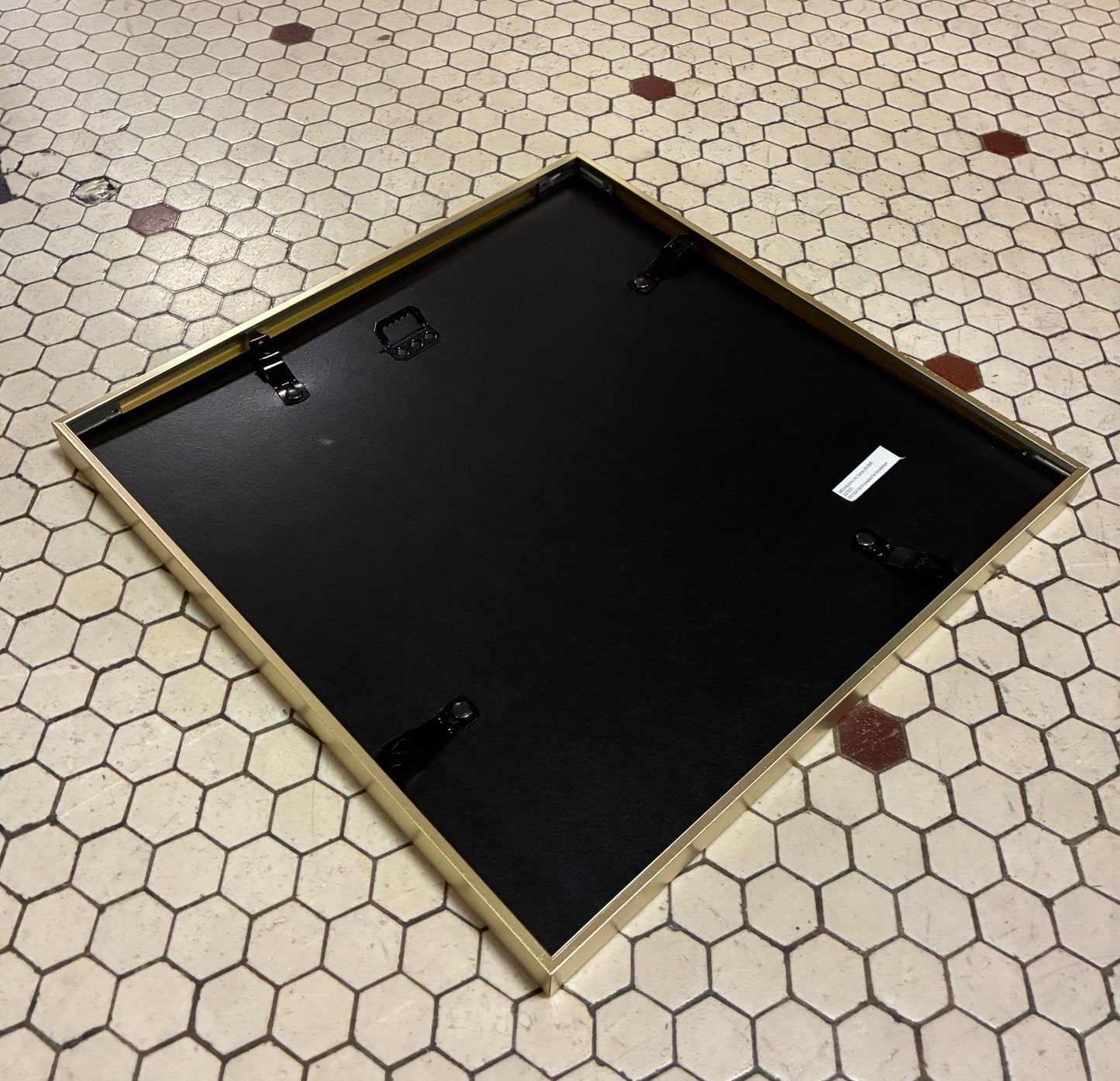 Gold Framed LP Display