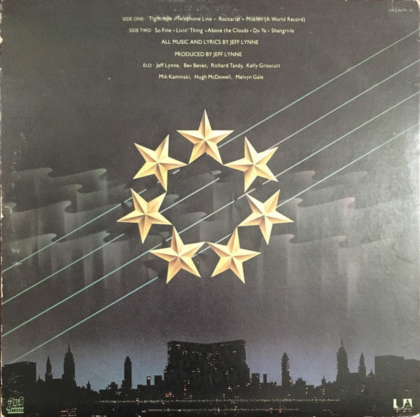 Electric Light Orchestra : A New World Record (LP, Album, Pit)