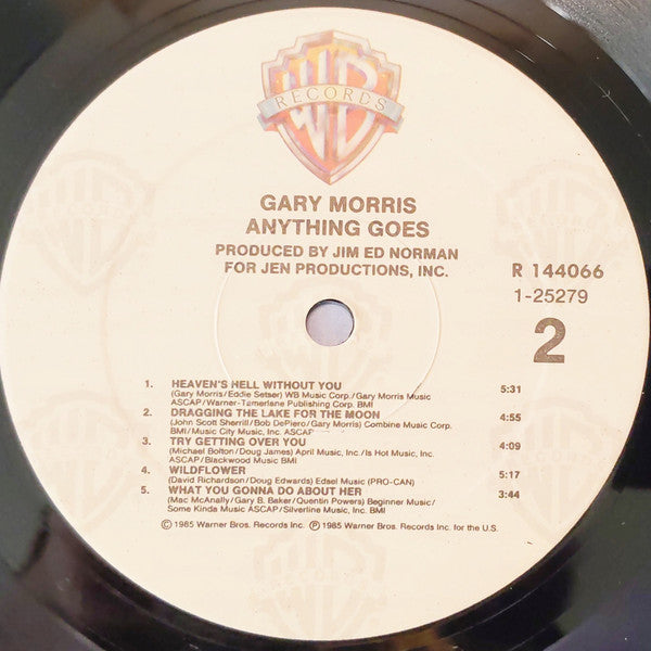 Gary Morris : Anything Goes (LP, Album, Club)