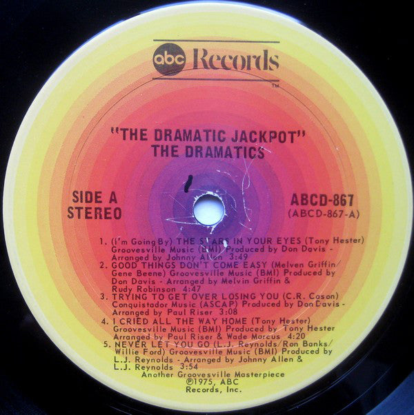 Ron Banks And The Dramatics : The Dramatic Jackpot (LP, Album, San)