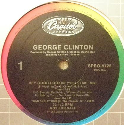 George Clinton : Hey Good Lookin' (12", Promo)