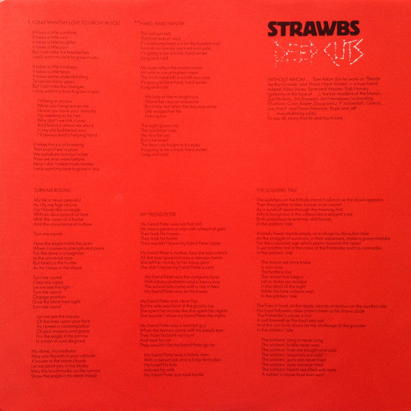 Strawbs : Deep Cuts (LP, Album, Ric)