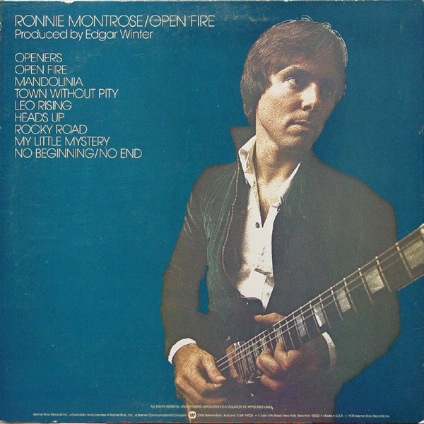 Ronnie Montrose : Open Fire (LP, Album, Jac)