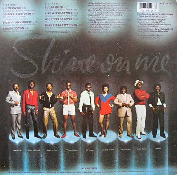 One Way : Shine On Me (LP, Album, Pin)