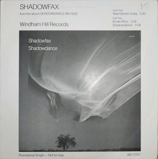 Shadowfax : New Electric India (12", Single, Promo)