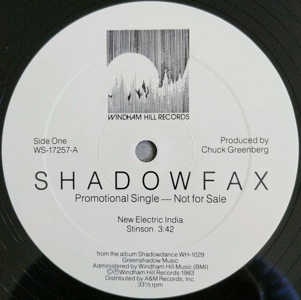 Shadowfax : New Electric India (12", Single, Promo)